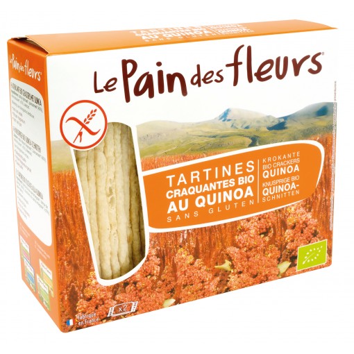 Le Pain des Fleurs Organic Quinoa Crispbread 150gr
