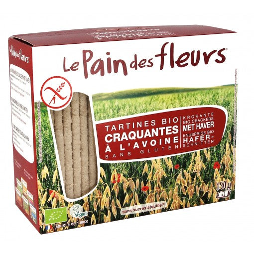 Le Pain des Fleurs Organic Oat Crispbread 150gr