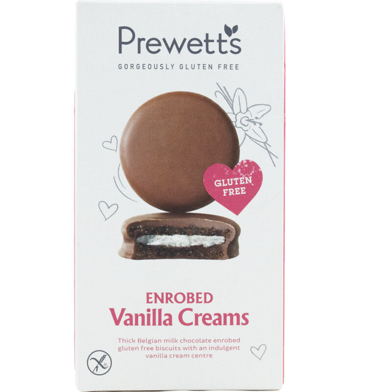 Prewetts Enrobed Vanilla Creams Cookies 190gr