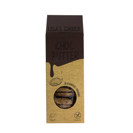 Lisa's Choice Organic Chocolate Butter Cookies 100gr