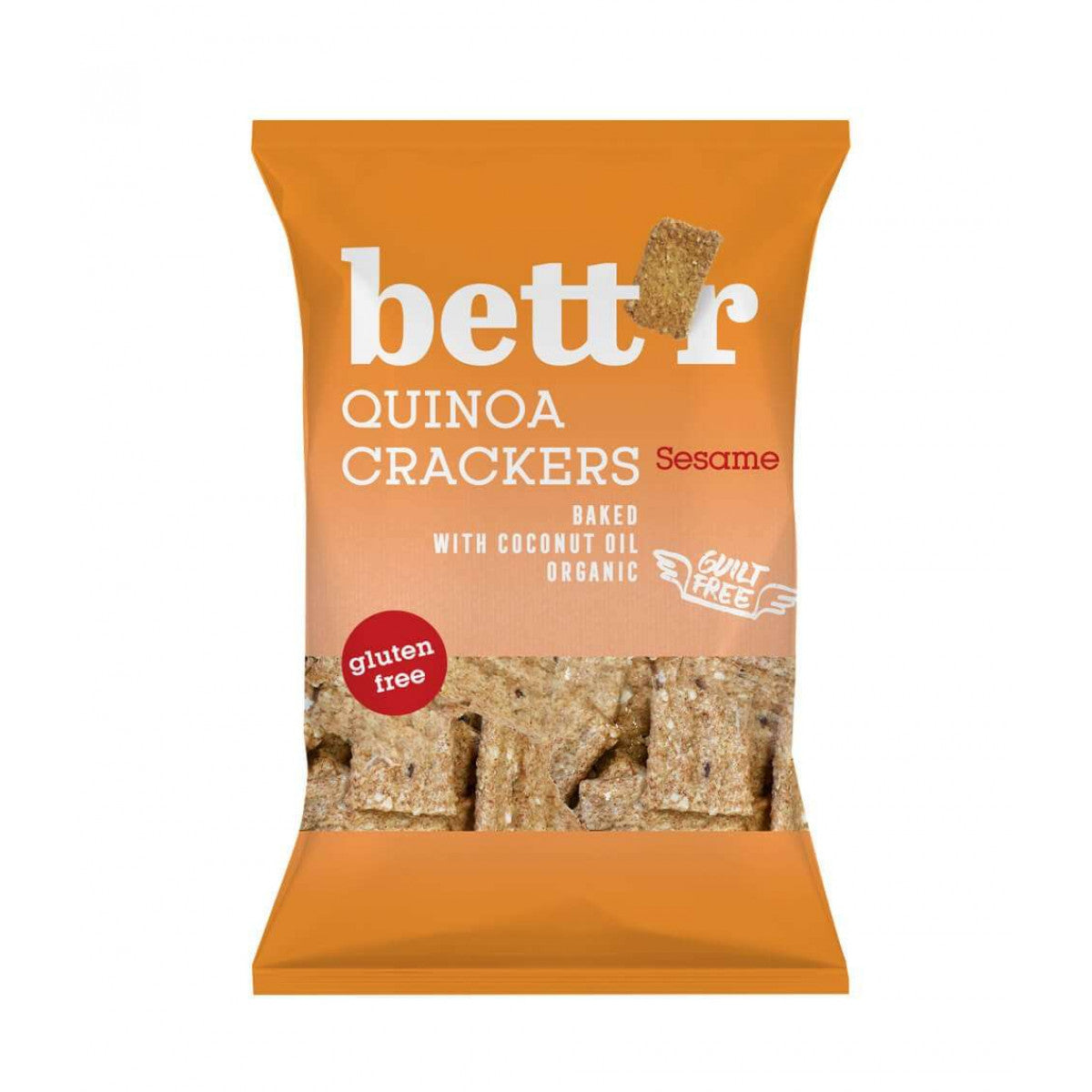 Bettr Organic Quinoa Sesame Crackers 100gr