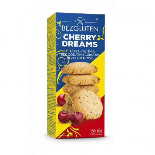 Bezgluten Biscuit Cookie Cherry Dreams- no added sugar 110gr