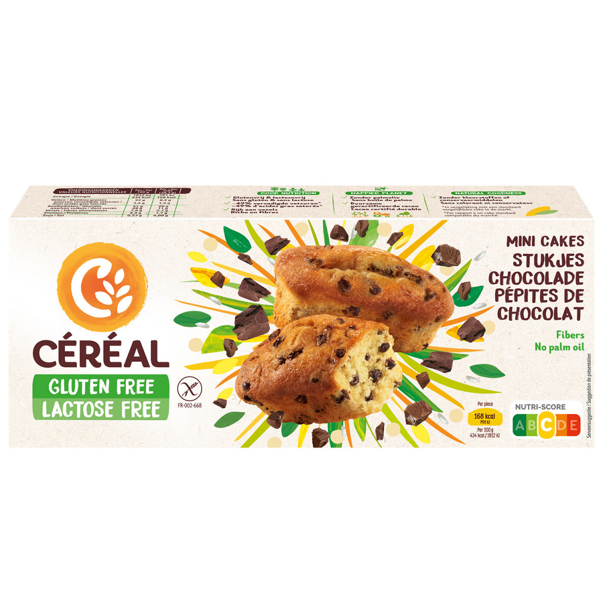 Céréal Chocolate Chip Cake 230gr