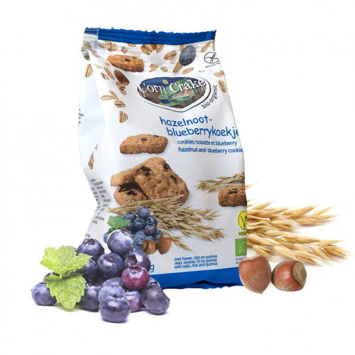 Corn Crake Organic Hazelnut Blueberry Cookies 150gr