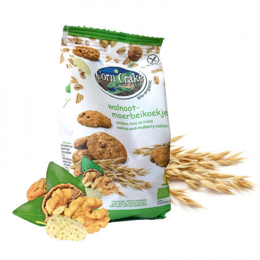 Corn Crake Organic Walnut Mulberry Cookies 150gr