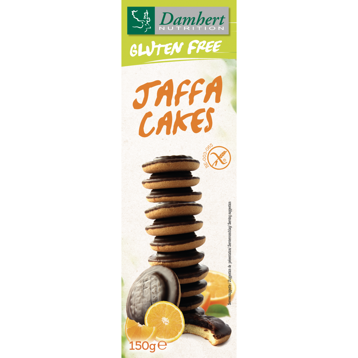Damhert Chocolate Cookies with Orange filling 150gr