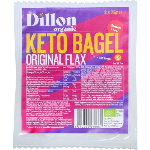 Dillon Organic Bagels (2 pieces) 150gr