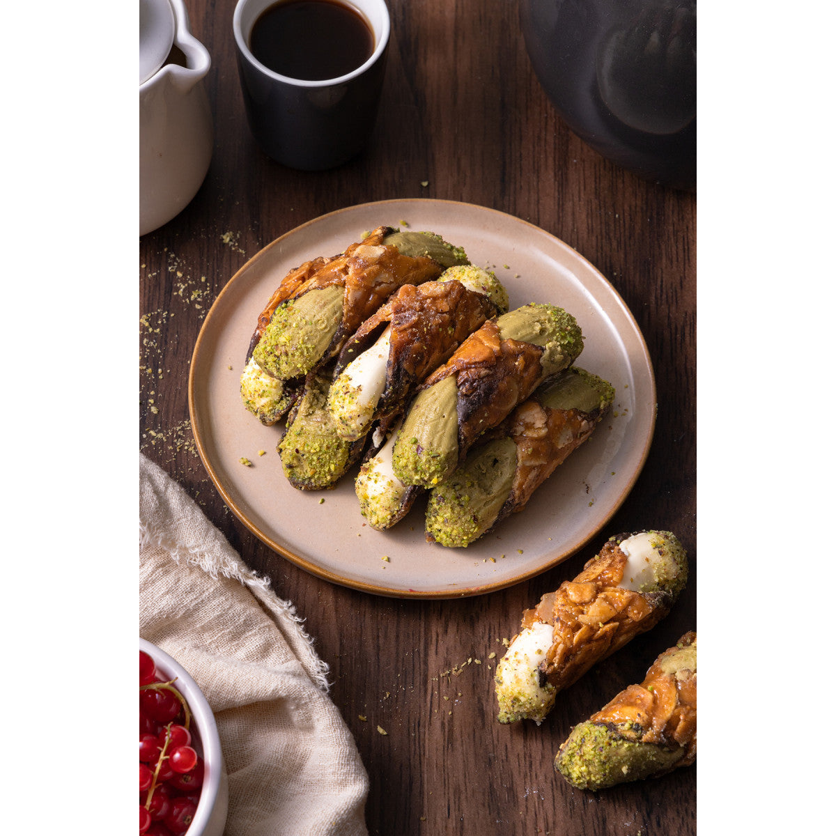 Canazzi Cannoli with Lemon filling 240gr