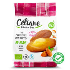 Céliane Organic Almond Madelaines 180gr