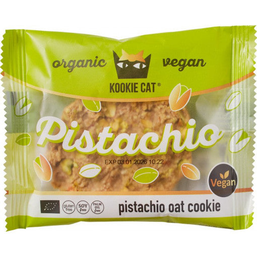 Kookie Cat Organic Pistache Oat Cookie 50gr