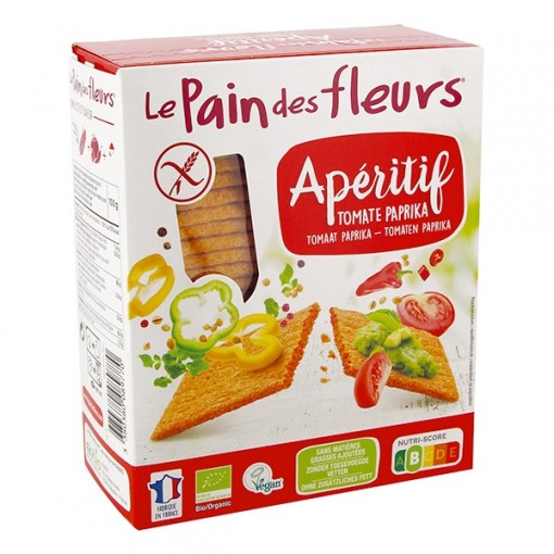 Le Pain des Fleurs Organic Tomato Paprika Crispbread 150gr
