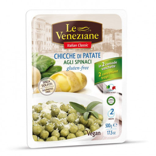 Le Veneziane Gnocchi Potato Spinach 500gr