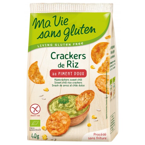 Ma Vie Sans Gluten Organic Rice Crackers Sweet Chili 40gr