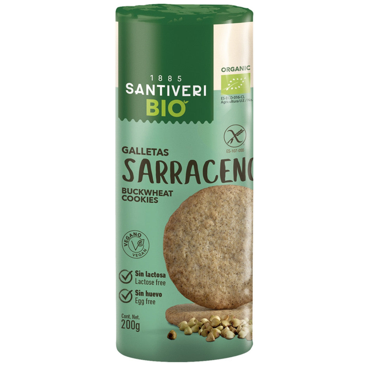 Santiveri Organic Buckwheat Biscuit Cookies 200gr