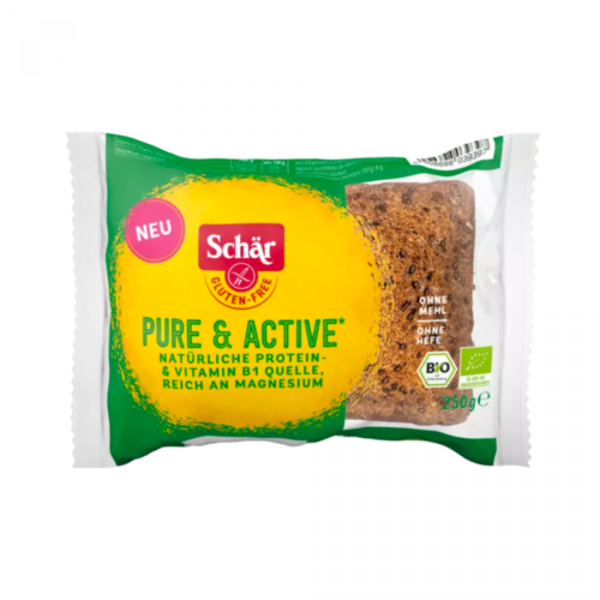 Schar Organic Vital Rye bread Pure & Active 250gr
