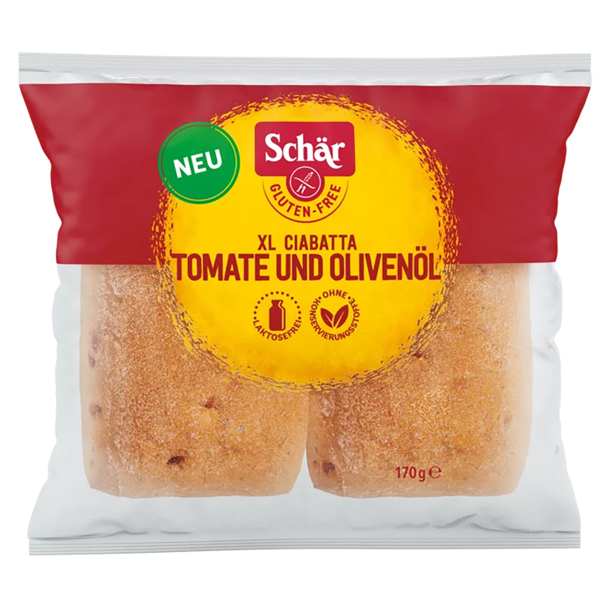 Schar Ciabatta XL Tomato & Olive oil 170gr