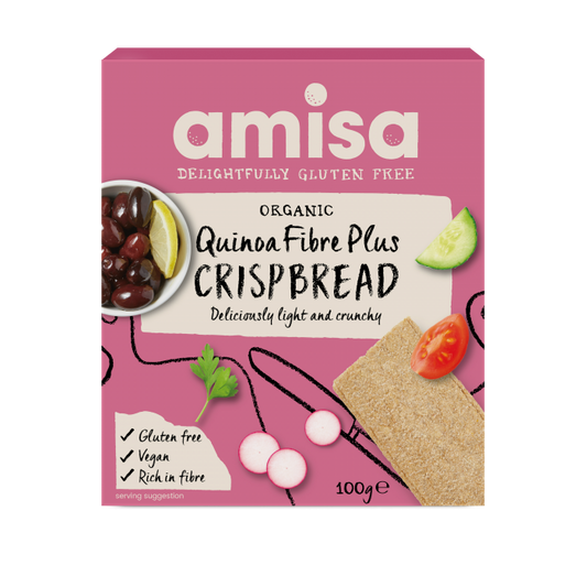 Amisa Organic Fibre Quinoa Crispbread 100gr