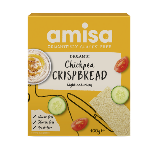 Amisa Organic Chickpea Crispbread 100gr