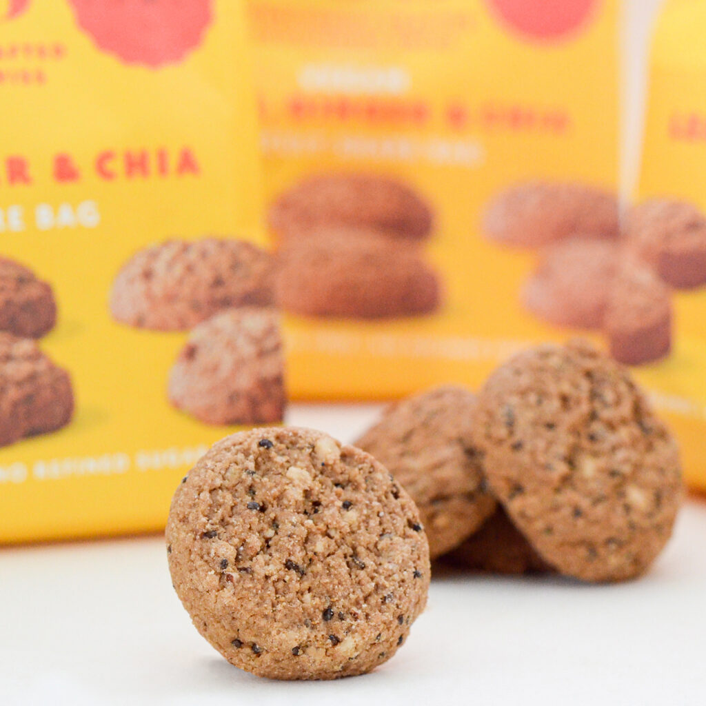 Rhythm108 Organic Lemon Ginger Chia Biscuits Cookies 135gr