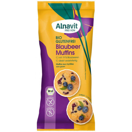 Alnavit Organic Blueberry Muffin (2 pieces) 140gr
