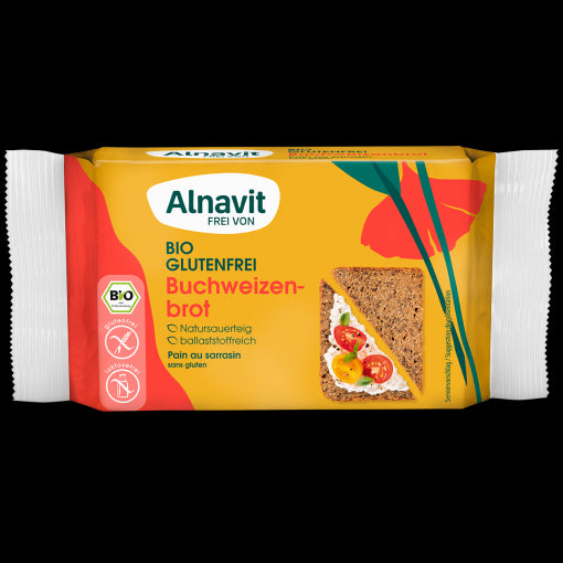 Alnavit Organic Bhuckweat Sourdough sliced bread 250gr