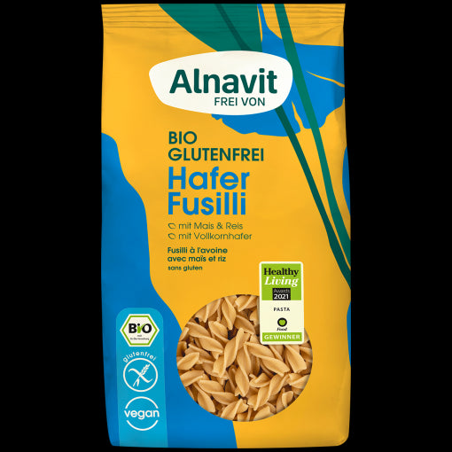 Alnavit Organic Oat Fusilli Pasta 250gr