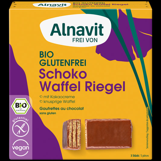 Alnavit Organic Chocolate Wafers cookies (3 pieces) 75gr