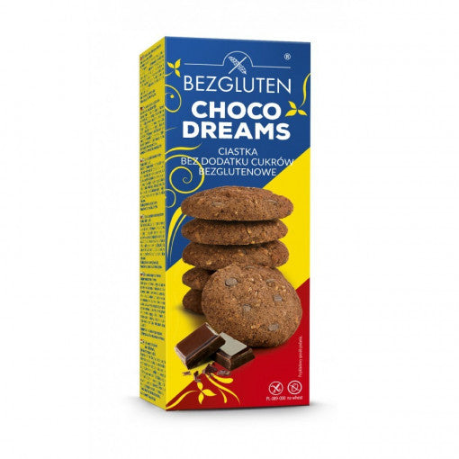 Bezgluten Biscuit Cookie Chocolate Dreams- no added sugar 110gr