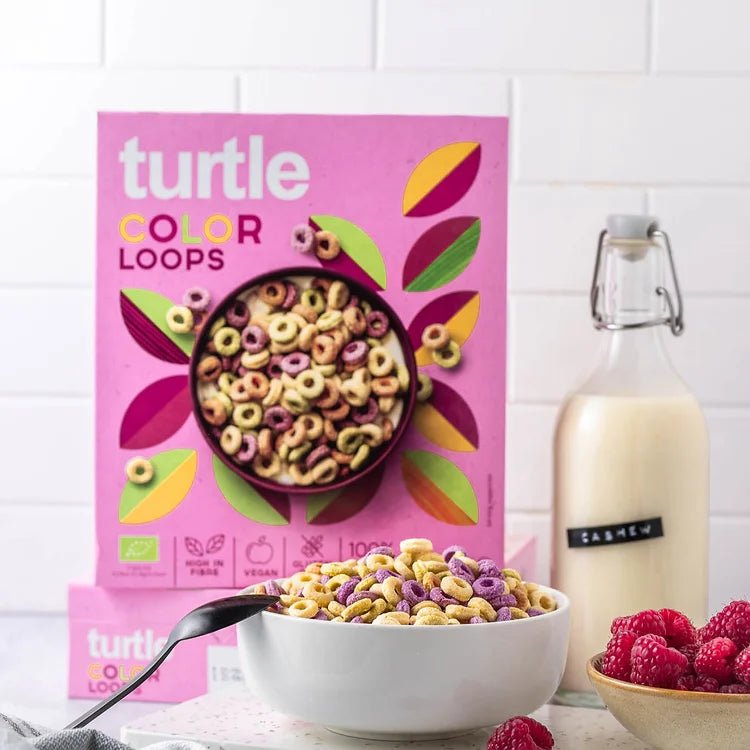 Turtle Organic Cereal Color Loops 300gr