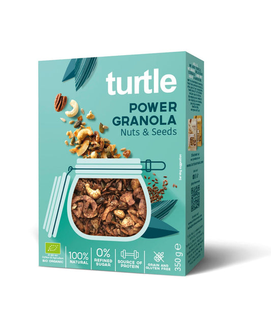 Turtle Organic Granola Nuts & Seeds 350gr