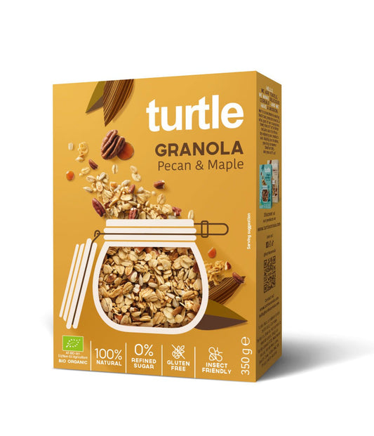 Turtle Organic Granola Pecan & Maple 350gr