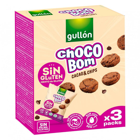 Gullon Chocolate Chip Cookies (3x40gr) 120gr