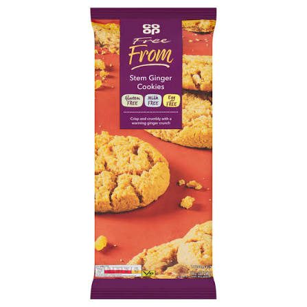 Co Op Glutenfree Stem Ginger Cookies 150g