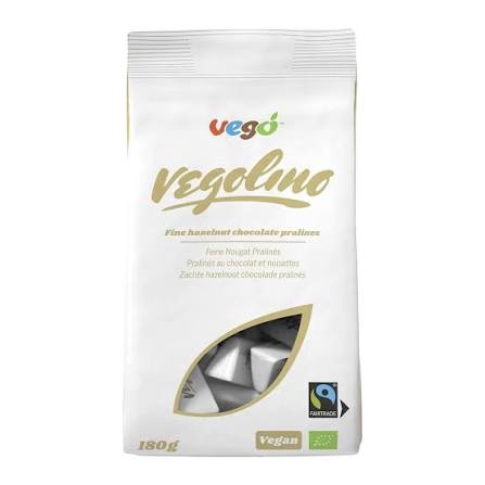 Vego Organic Vegolines Pralines Hazelnut 185g glutenfree