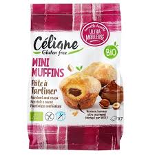 Céliane Organic Mini Brownies Hazelnut 200gr