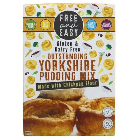 Free and Easy Yorkshire Pudding Mix (12pudding) 155gr glutenfree