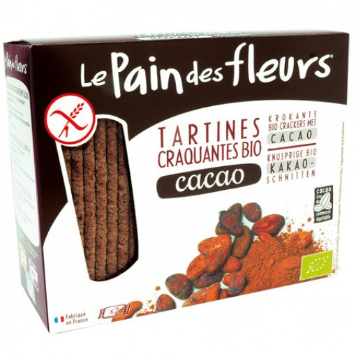 Le Pain des Fleurs Organic Cocoa Crispbread 150gr