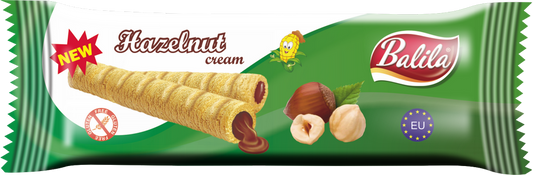 Balila Corn Tubes Filled with Hazelnut cream (48pieces) 864gr