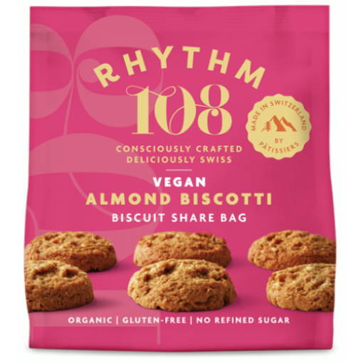 Rhythm108 Organic Almond Biscotti Biscuits Cookies 135gr