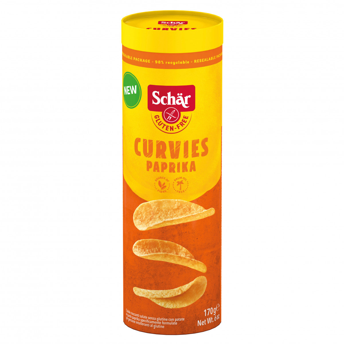 Schar Chips Curvies Paprika 170gr