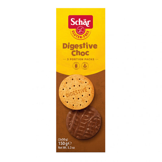 Schar Digestive Chocolate Cookies 150gr