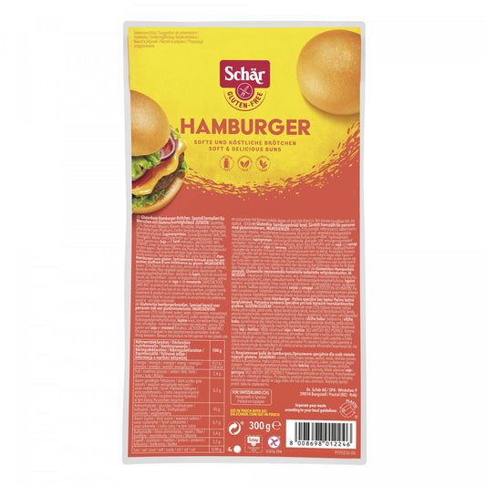 Schar Hamburger buns 300gr glutenfree (4x75gr)