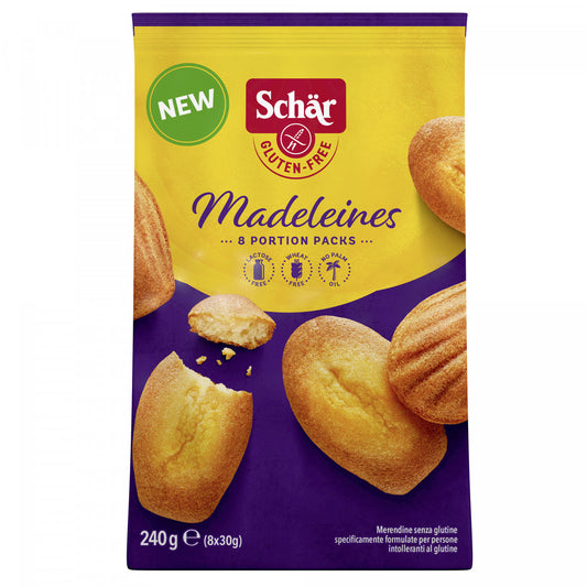 Schar Madelaines soft cake 240gr (8x30gr)