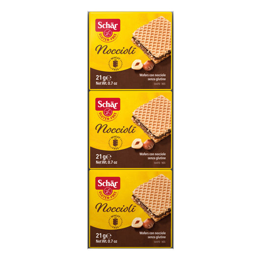 Schar Chocolate Wafer Noccioli 63gr (3x21gr)