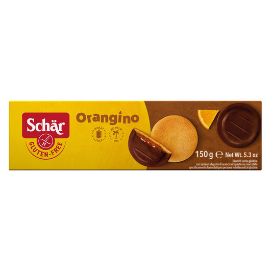 Schar Orangino cookies Chocolate and Orange 150gr