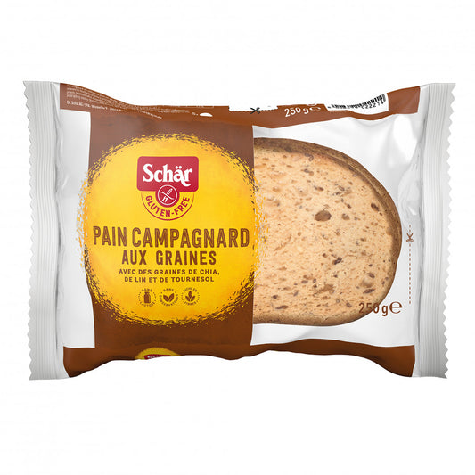 Schar Sourdough Farmbread Multi-seed Pain Campagnard 250gr glutenfree