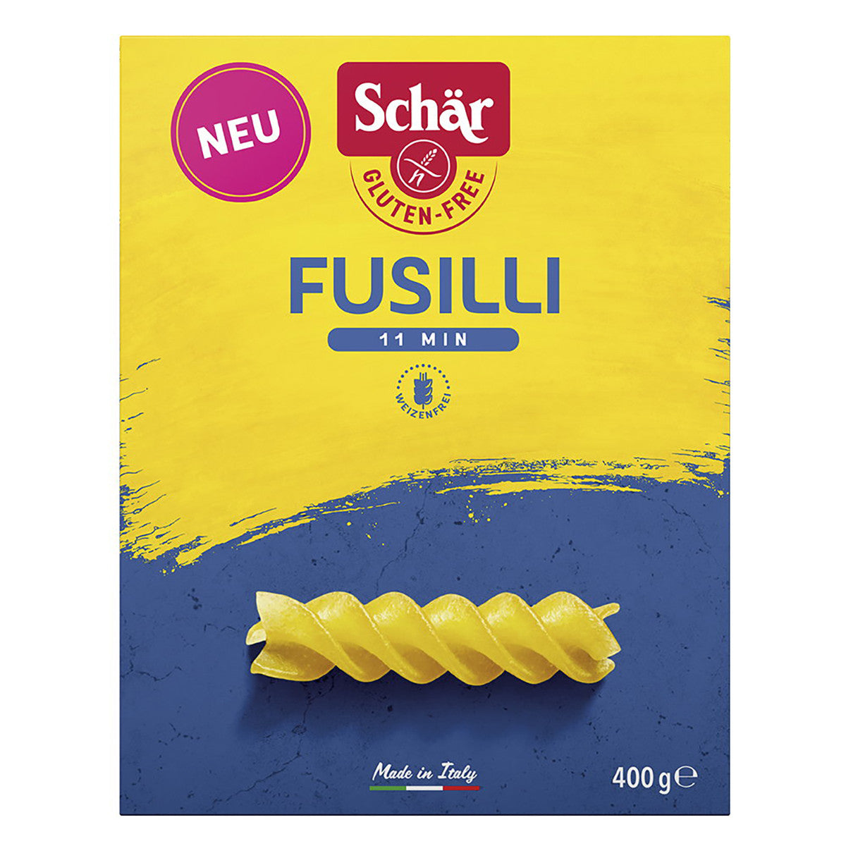 Schar Fusilli pasta glutenfree 400gr