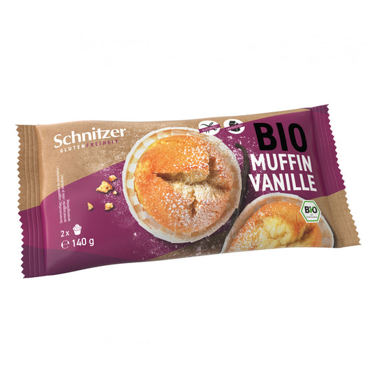 Schnitzer Organic Muffin Vanilla (2pieces) 140gr