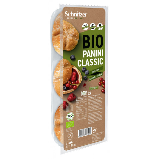 Schnitzer Organic Panini Classic 180gr (3pieces)