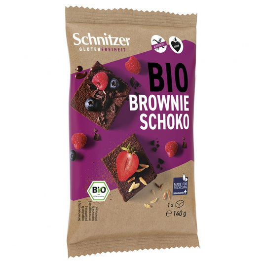 Schnitzer Organic Brownie Chocolate (2pieces) 140gr